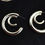 Thumbnail: Concentric Spiral Gold Toned  Hoops
