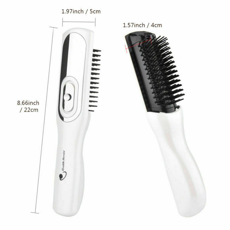 Thumbnail: Electric Laser Infrared Anti Hair Loss Comb Vibration Scalp Massager Hair Brush