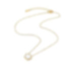 Thumbnail: 14K Gold Plated Stainless Steel Necklace Woman Five Leaf Petals Double Sided Nec