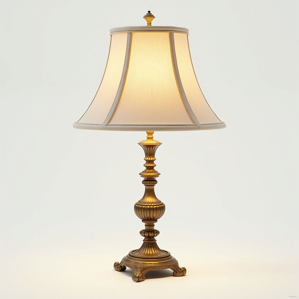 Victorian Brass Lamp