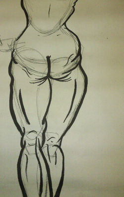 pencil and ink brush