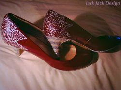 Fixing a pair of dog chewed heels