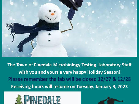 Microbiology Lab Holiday Hours