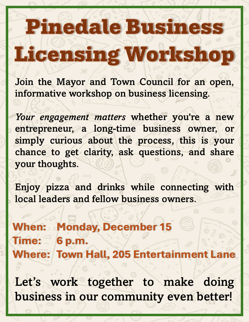 Business Licensing Workshop