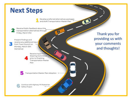 Accepting Feedback for the Transportation Master Plan