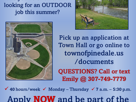 Seasonal Parks & Airport Grounds Maintenance Positions Open
