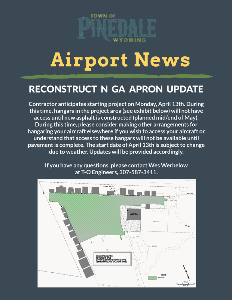 Pinedale Airport News 04/07/2020
