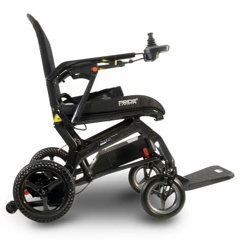 Thumbnail: Jazzy Carbon Ultra Lite Powerchair - Side View
