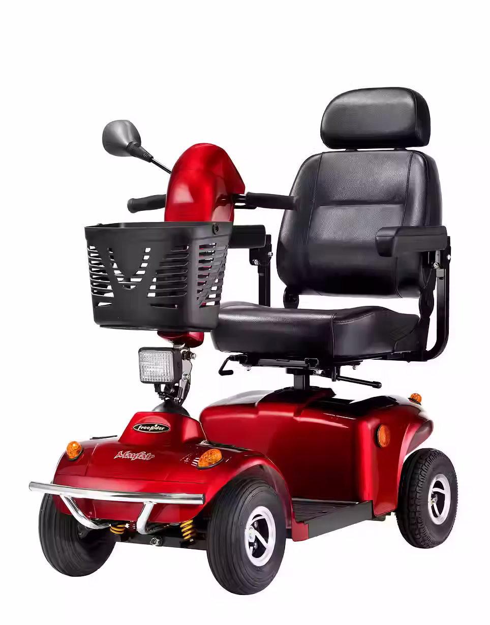 Mayfair 4 S Mobility Scooter in Red