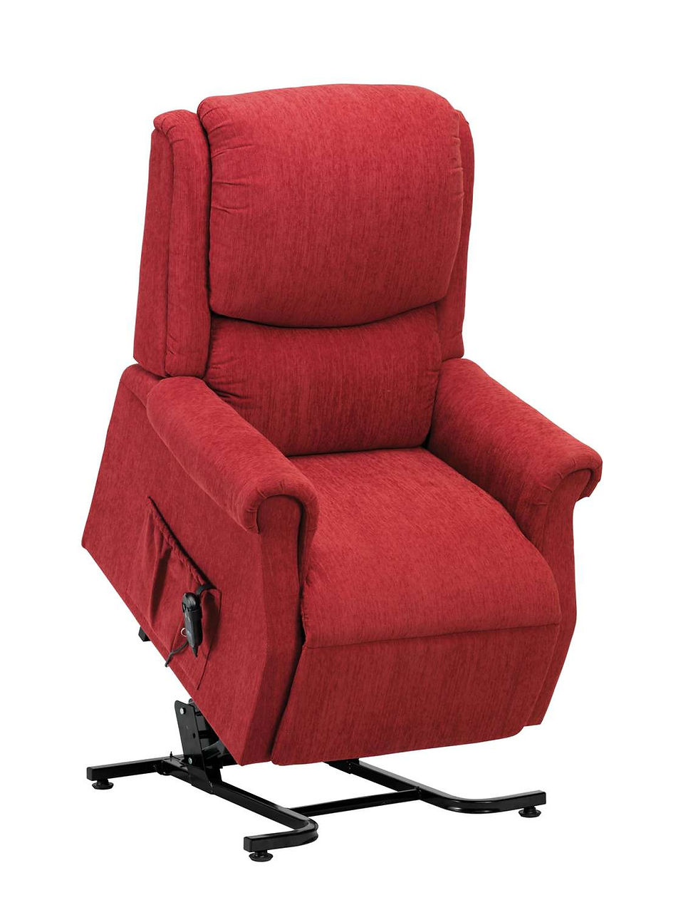 Thumbnail: Indiana Standard Riser Recliner in Berry tilted forward
