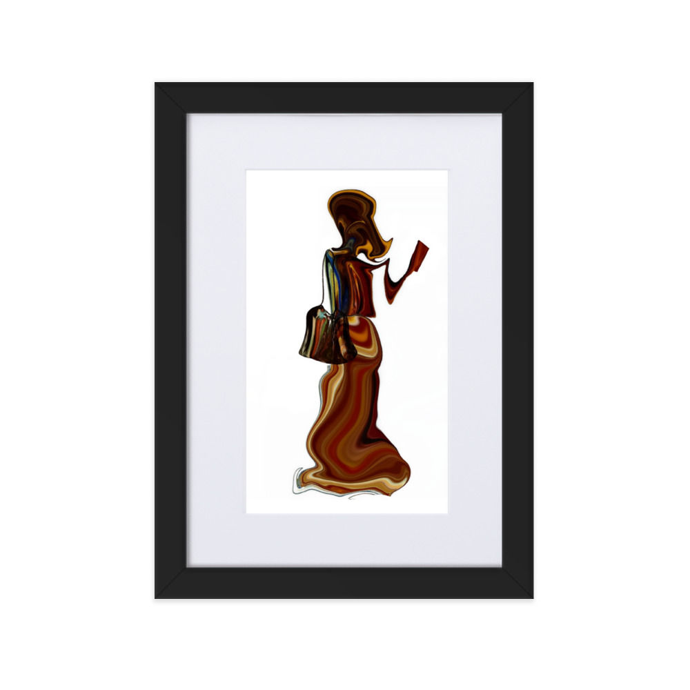 WA8 Matte Paper Framed Poster With Mat