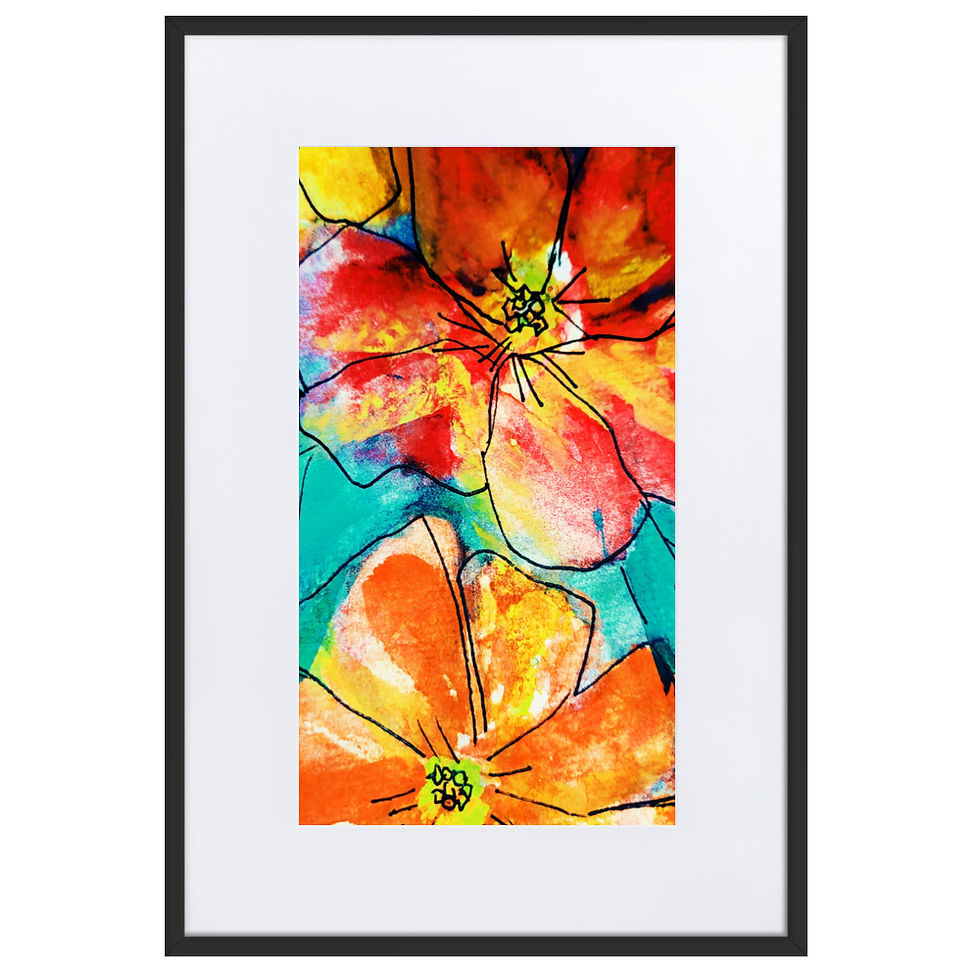 Thumbnail: WA22 Matte Paper Framed Poster With Mat