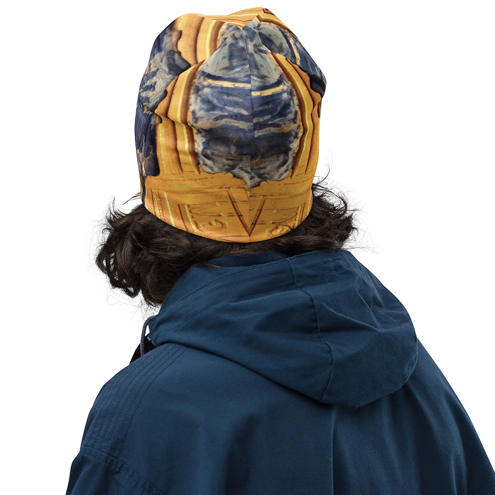 Thumbnail: BM10 Men All-Over Print Beanie