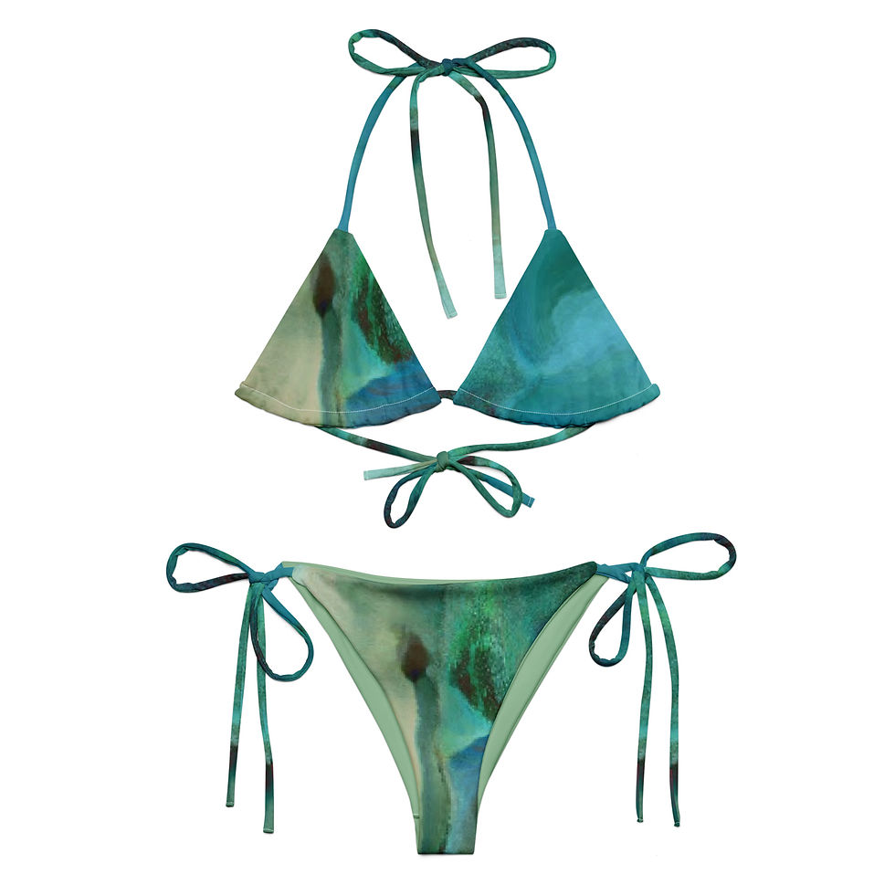 Thumbnail: SB6 All-Over Print Recycled String Bikini