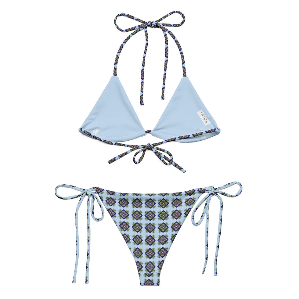 Thumbnail: SB10 All-Over Print Recycled String Bikini