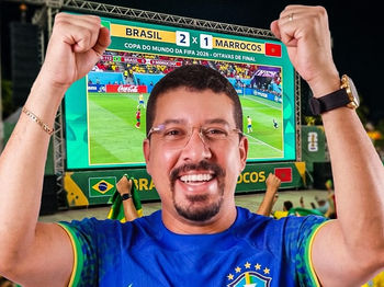 JNHOJE - Prefeito Flauzino convoca torcida para acompanhar estreia do Brasil em telão na Praça do Café