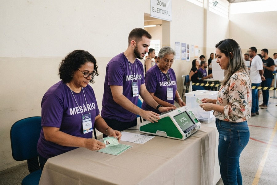 JNHOJE - Bahia terá cerca de 30 mil novos voluntários para atuar como mesários nas eleições