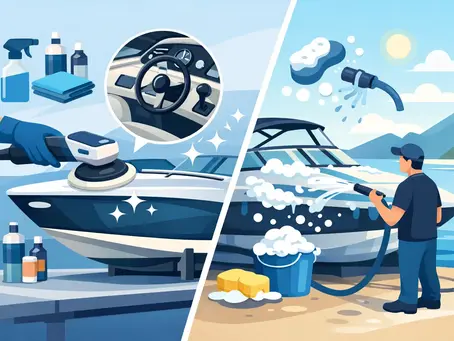Boat Detailing vs Boat Washing Explained