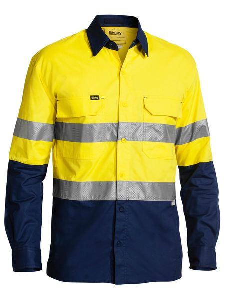 Thumbnail: BISLEY X Airflow Taped HI VIS Ripstop Shirt