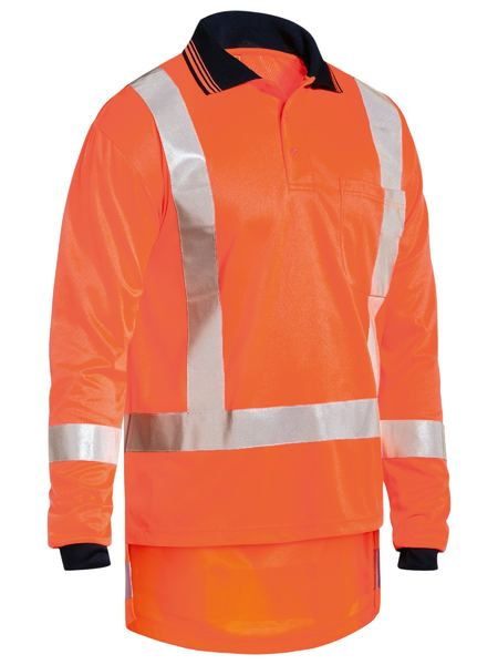BISLEY Taped TTMC HI VIS Polo With Underarm Ventilation