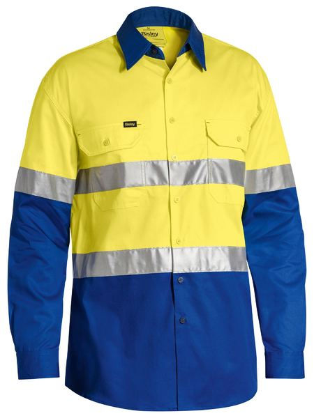 Thumbnail: BISLEY Taped HI VIS Cool Lightweight LS Shirt