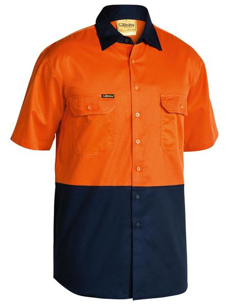 Thumbnail: 2 Tone HI VIS Cool LIghtweight Drill Shirt