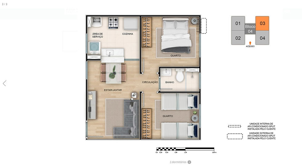 PLANTA APARTAMENTO PADRÃO