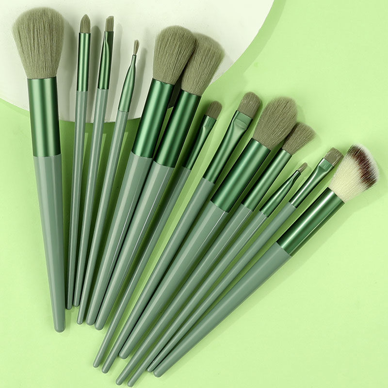 Thumbnail: 13PCS Makeup Brushes Set- Eye Shadow- Blush- Powder Blending