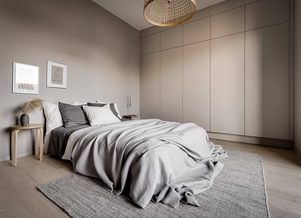 Homestyling sovrum Scandinavian style