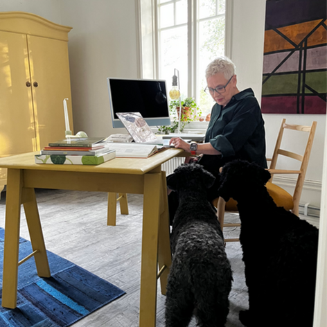 Gerd valde att satsa på en karriär som inredare efter 60