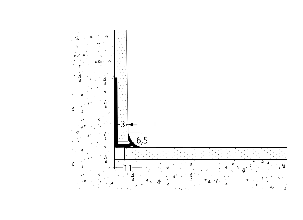 Sondro Profile / Treppeninnenwinkel 2 mm Böden / versenkt gebohrt