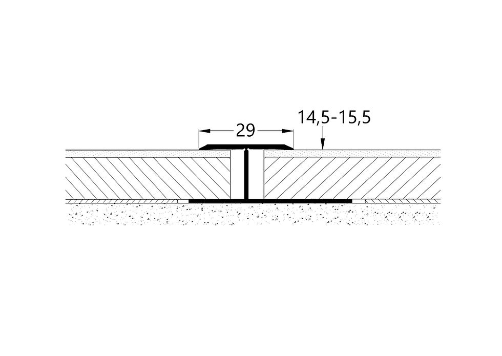 Miniaturbild: Sondro 8661 / Doppel-Einschubprofil / Silber / ungebohrt