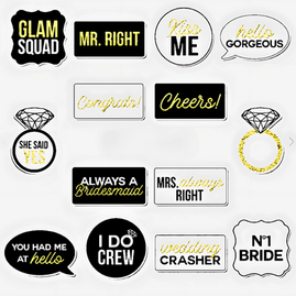 White Lotus Production Photo Booth Props