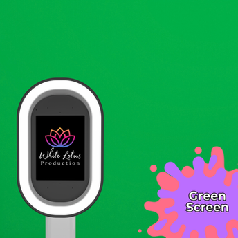 White Lotus Production Photo Booth Backdrop