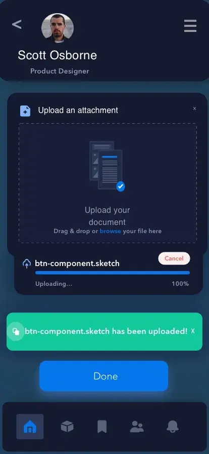 Daily UI Challenge- File Upload