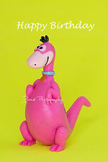 Lego birthday card Dinosaur Dino