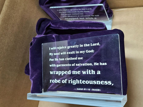 More original design acrylic and maple plaques 