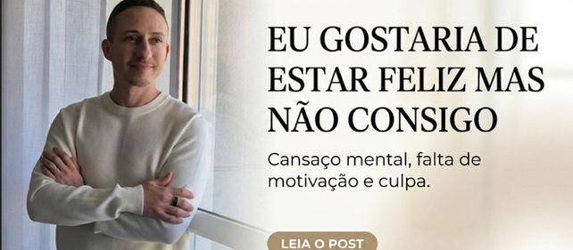 O peso de ter "tudo" e ainda assim não estar bem.