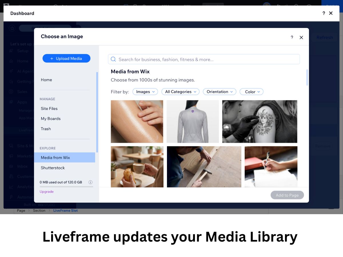 Liveframe screenshot 9