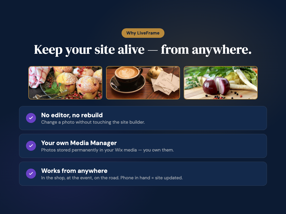 Liveframe screenshot 1