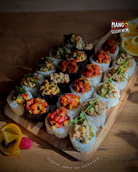 NOWOŚĆ w menu MANGO Sushi & Wok - Zestaw Sushi 19 Tatar Morski