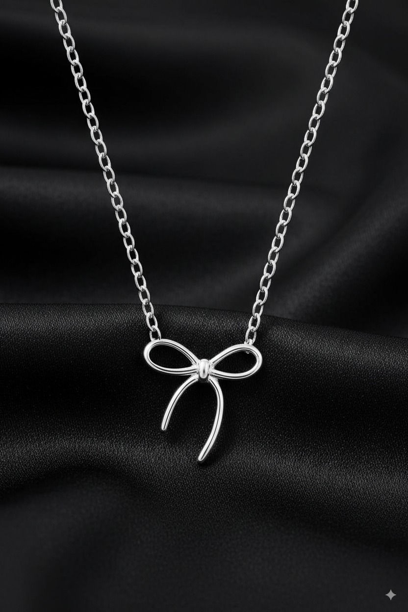 Bow Pendant Necklace