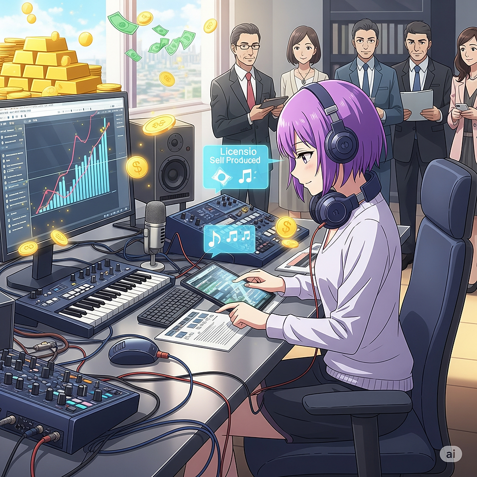 眠れる楽曲に新たな命を！音楽クリエイターのための著作権のビジネス活用術