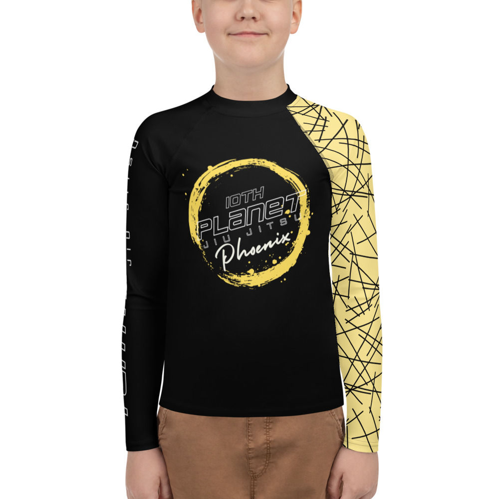 Kids Yellow Rash Guard