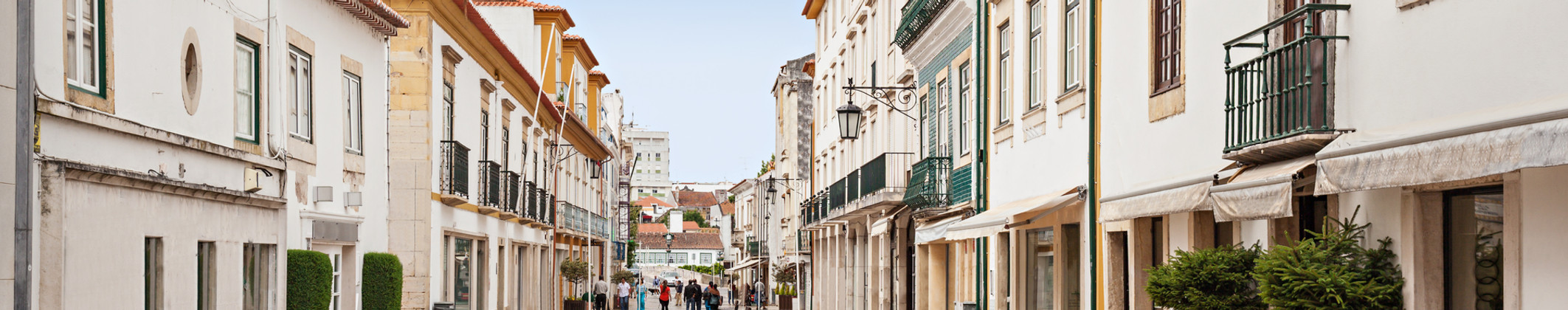 Tomar city center, Santarem District in 