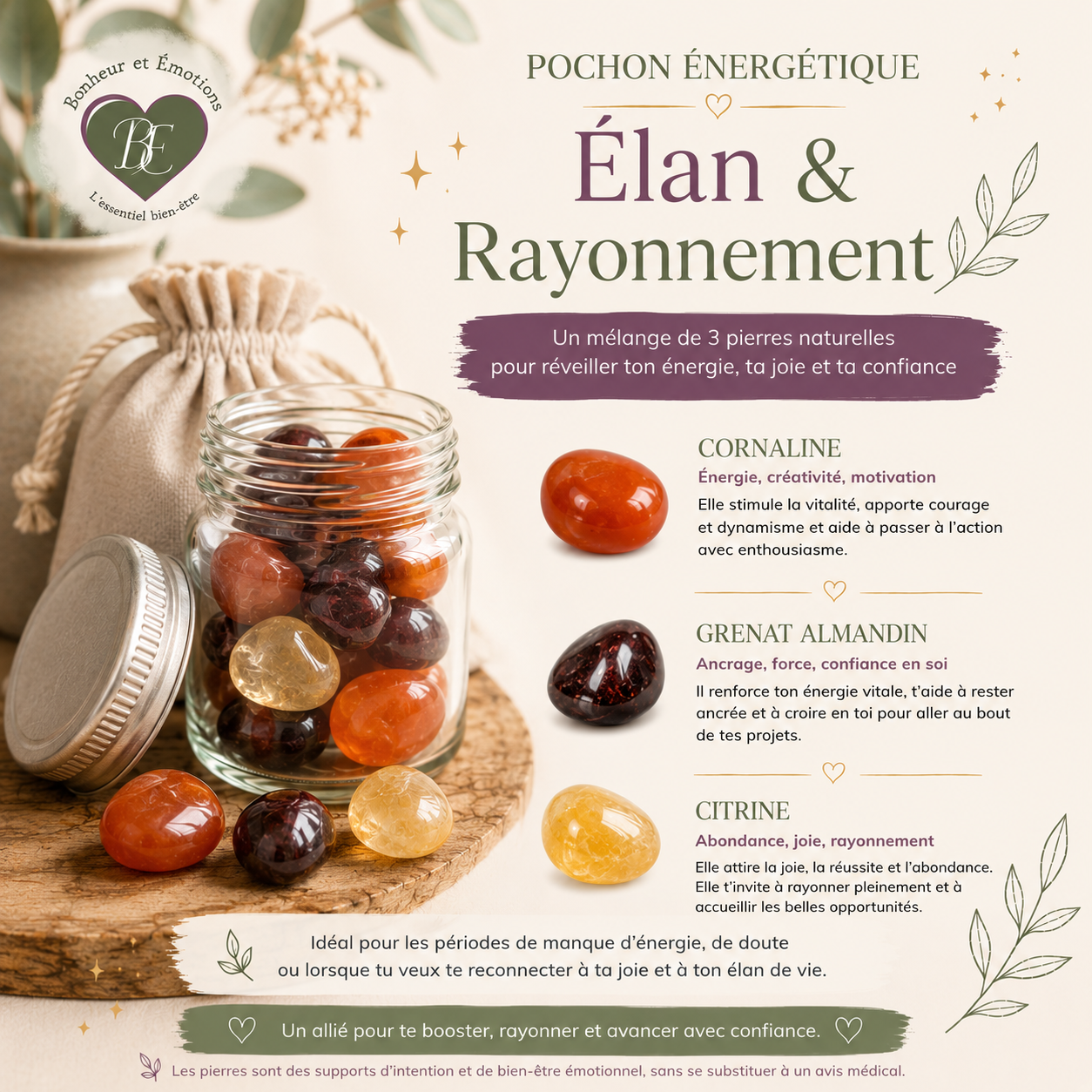 Pochon énergétique Élan & Rayonnement