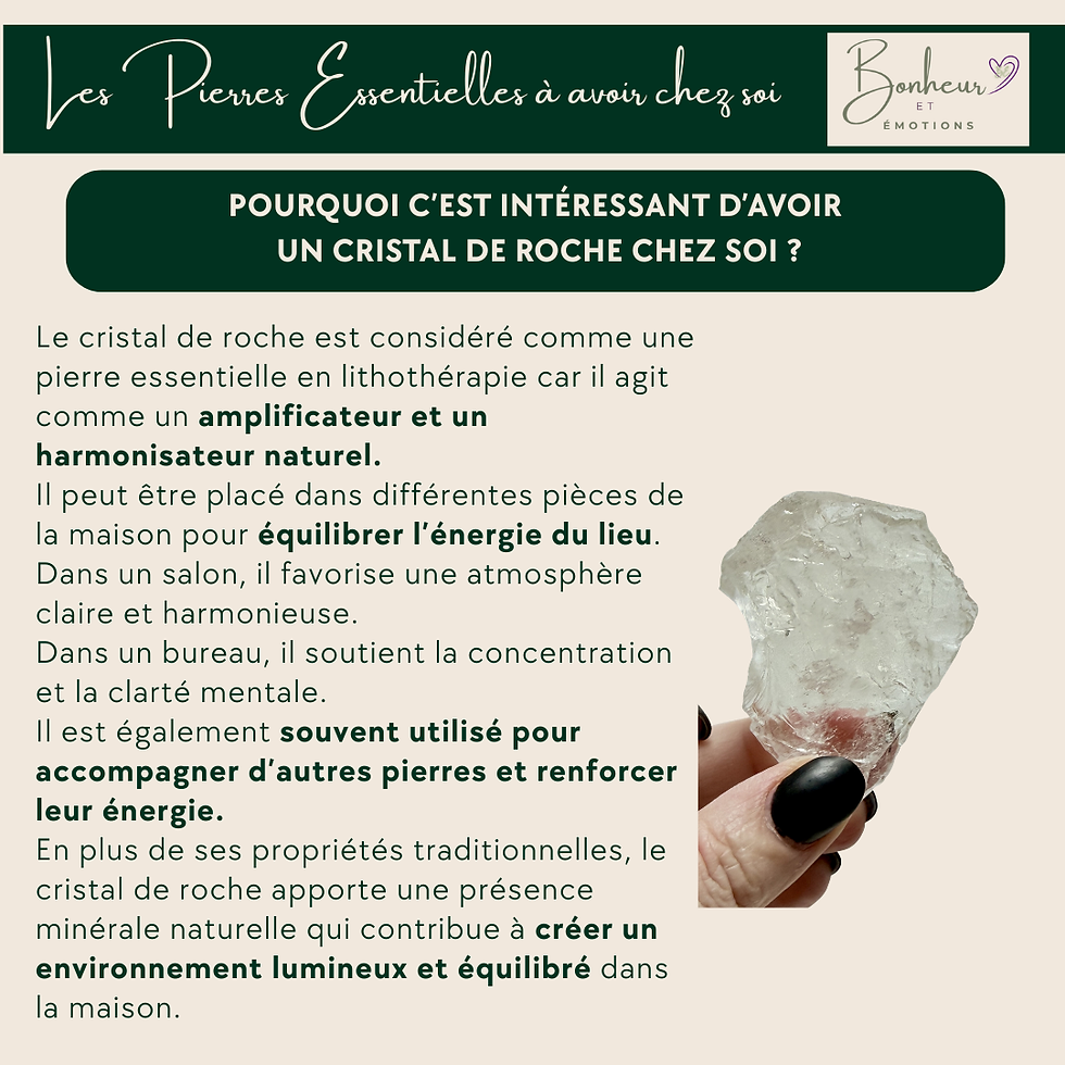 Miniature : Cristal de Roche 