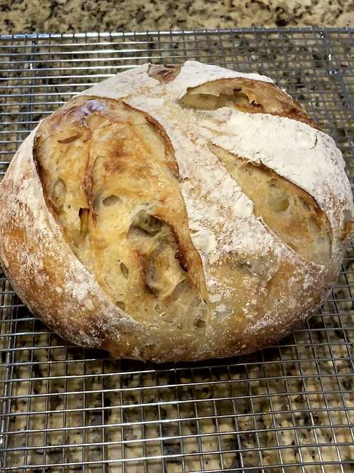 ROASTED GARLIC  BOULE