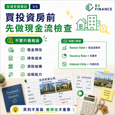 投資房現在更要算「能不能養」