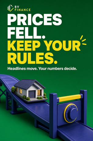 Prices fell, but first-home buyers still need rules